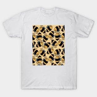 Bees Pattern T-Shirt